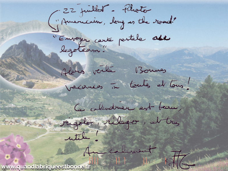 La carte postale de Jean-Jacques Goldman